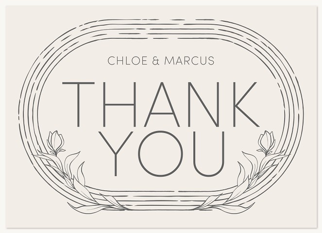 Fleur de Luxe Thank You Cards 