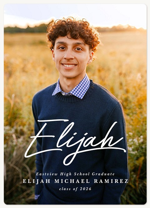 Script Name Graduation Invitations