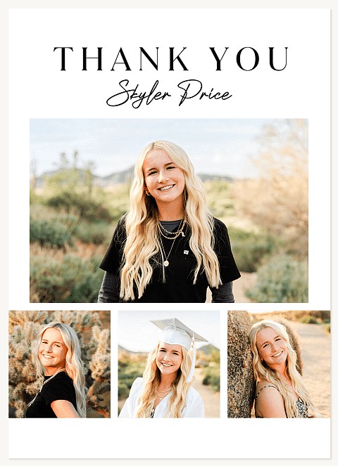 Collage Reel Thank You Cards 