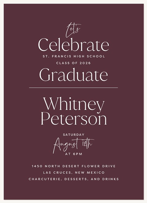 Simple Stack Graduation Cards