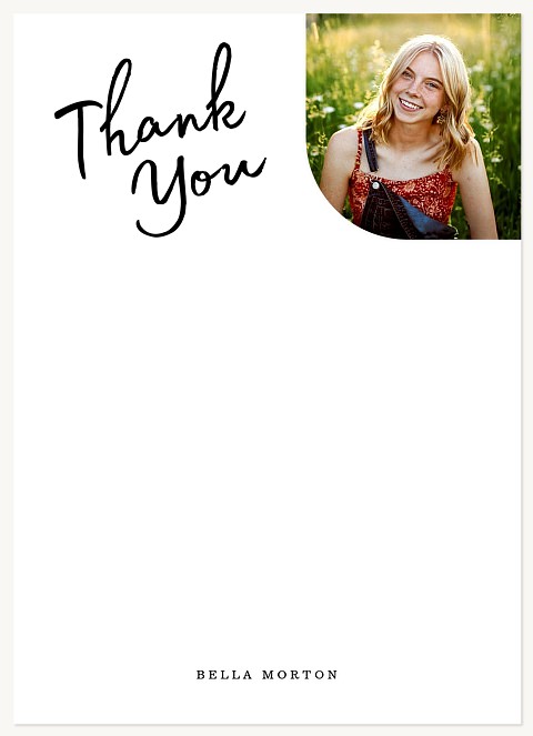 Modern Curves Thank You Cards 