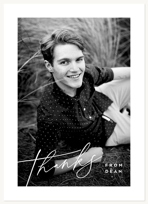 Framed Focus Thanks Thank You Cards 