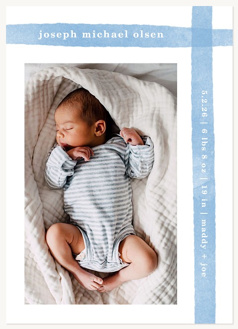 Gingham Corner Baby Announcements