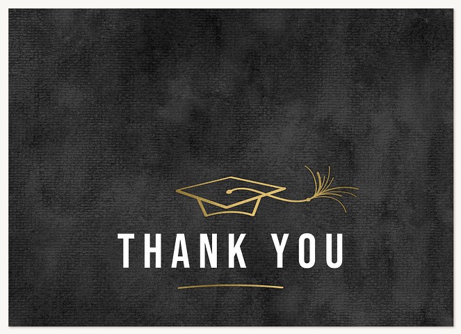 Lettered Party Thanks Thank You Cards 