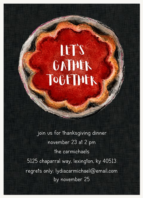 Home Cooking Thanksgiving Cards