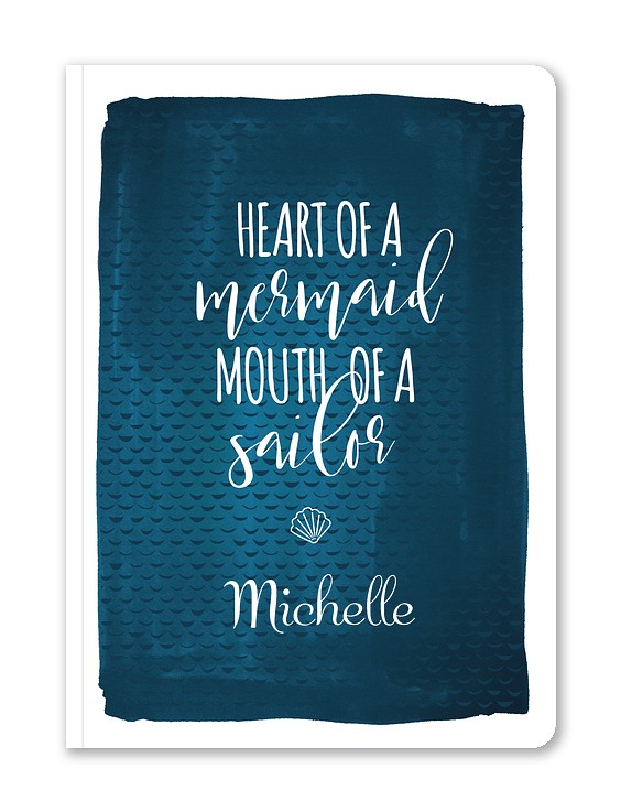 Mermaid Fin Custom Softcover Journals