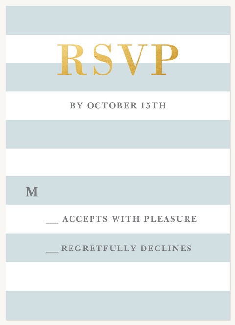 Charmed Shine Bar Mitzvah RSVP Cards