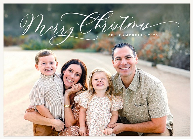 Refined Wishes Personalized Holiday Cards