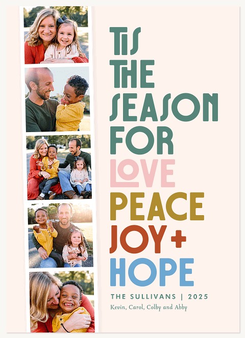 Bold Season Personalized Holiday Cards