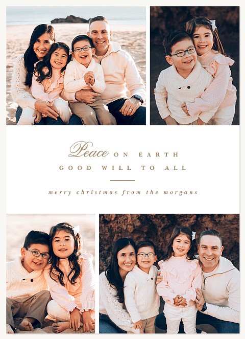 Good Will Personalized Holiday Cards