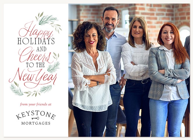 Holiday Cheers Business Holiday Cards