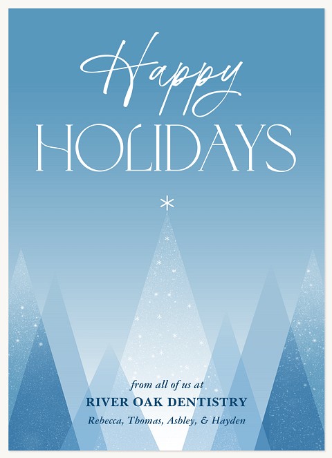 Mod Forest Business Holiday Cards