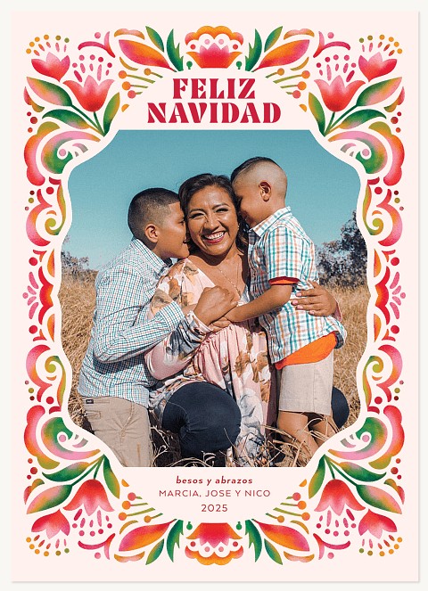 Otami Border Personalized Holiday Cards