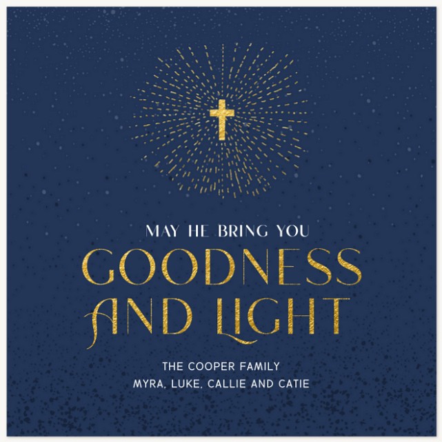 Radient Greeting Personalized Holiday Cards