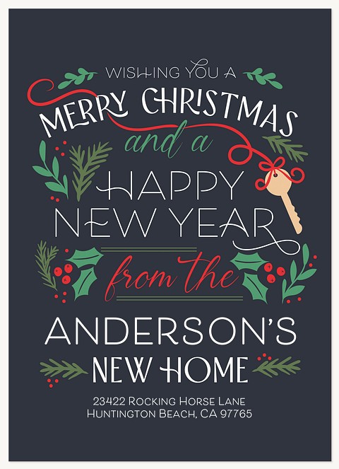 Festive Home Personalized Holiday Cards