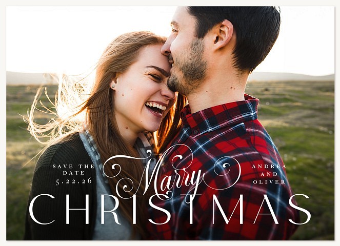 Marry Christmas Personalized Holiday Cards