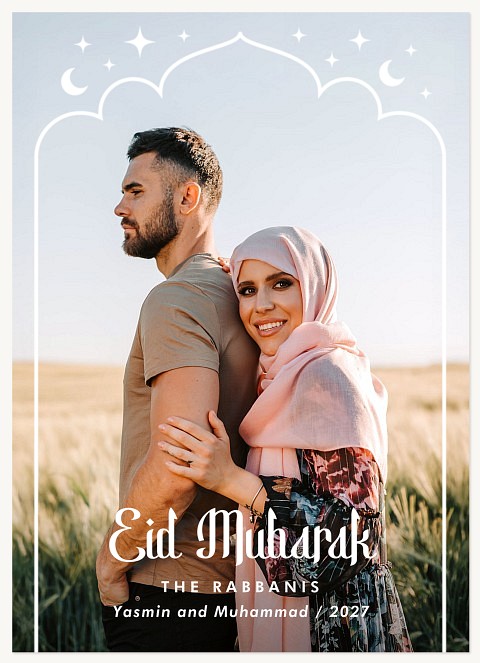 Crescent Arch Eid Cards