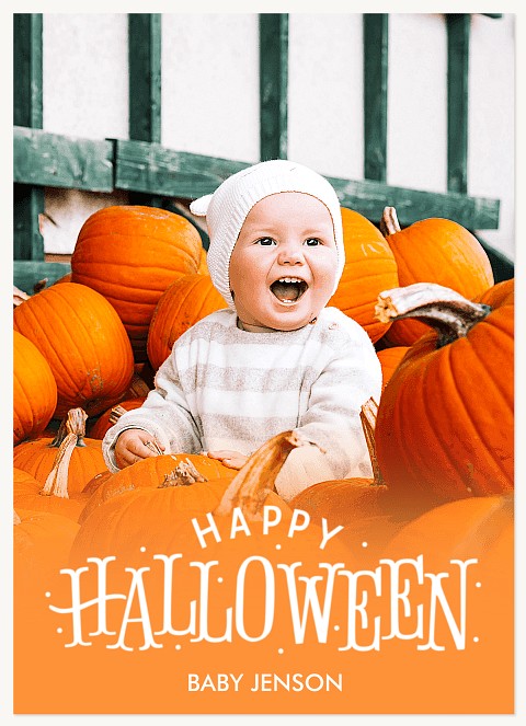 Bright Halloween Gradient Halloween Cards