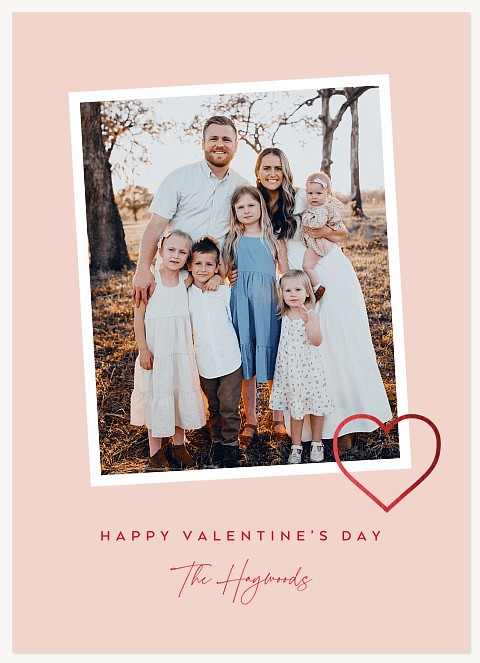 Heart Outline Valentines Cards