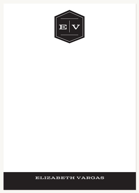 Deco Monogram  Stationery