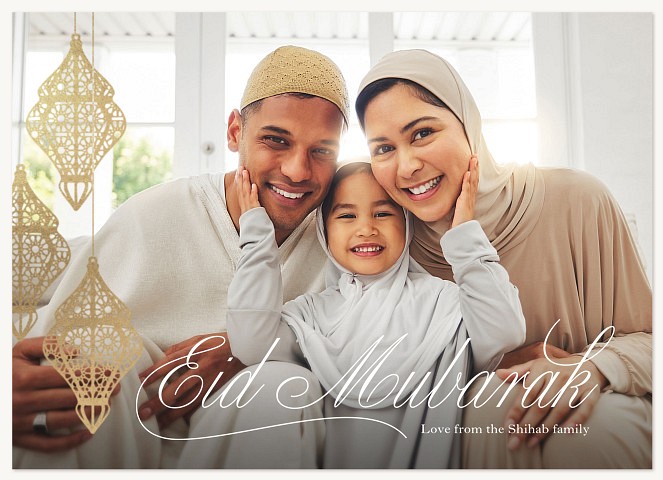 Filigree Lanterns Eid Cards