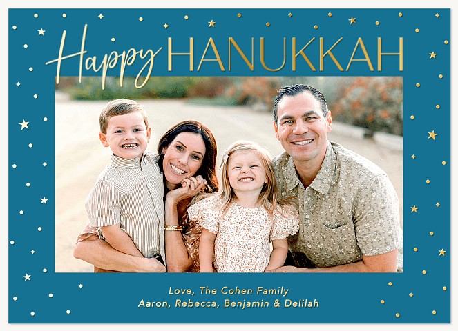 Starry Night Hanukkah Cards