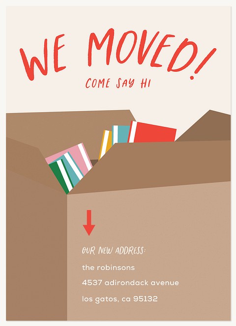 Modern Boxes Moving Announcements