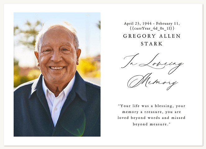 Gentle Tribute Memorial & Sympathy Cards