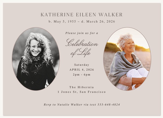 Life Memories Memorial & Sympathy Cards