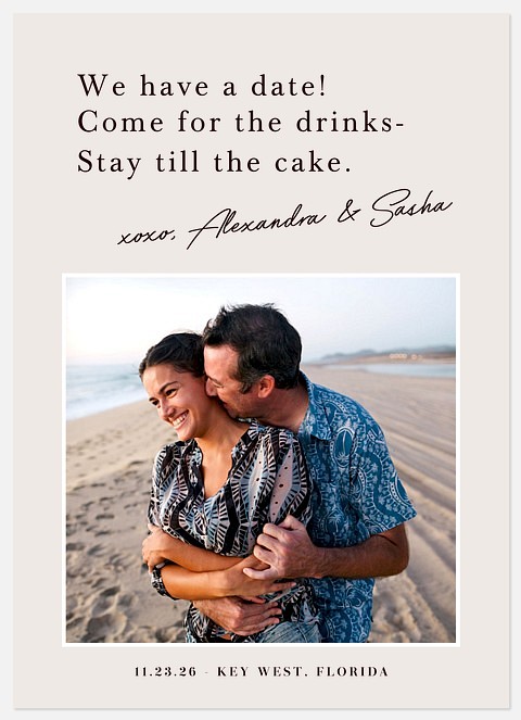 Whimsical Celebration Save the Date Photo Cards