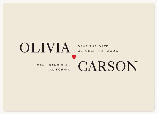 Pair in Print Save the Date Magnets