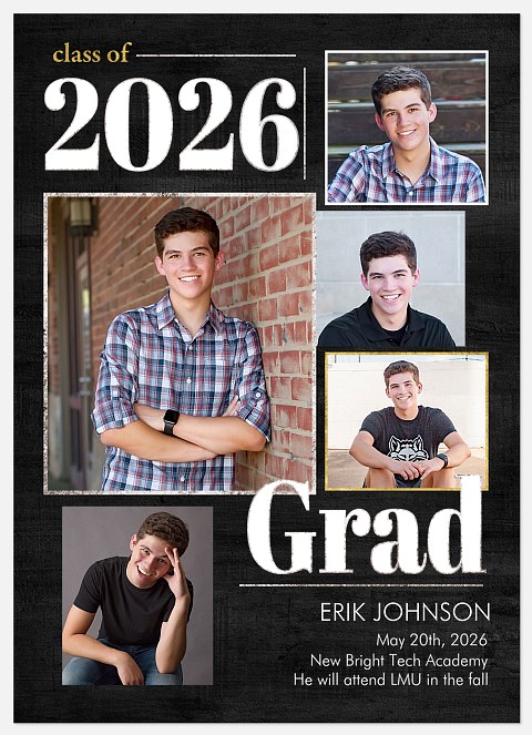 Mod Collage Graduation Cards