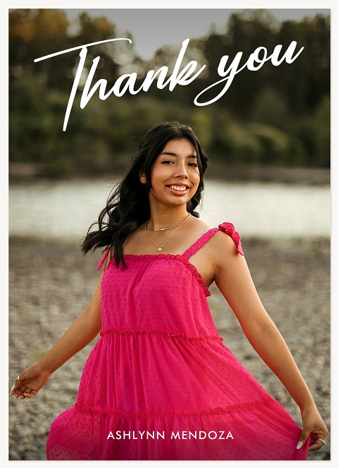 Signed Yearbook Thanks Thank You Cards 