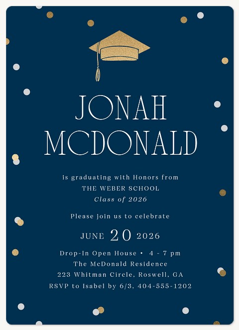 Sparkling Future Graduation Cards