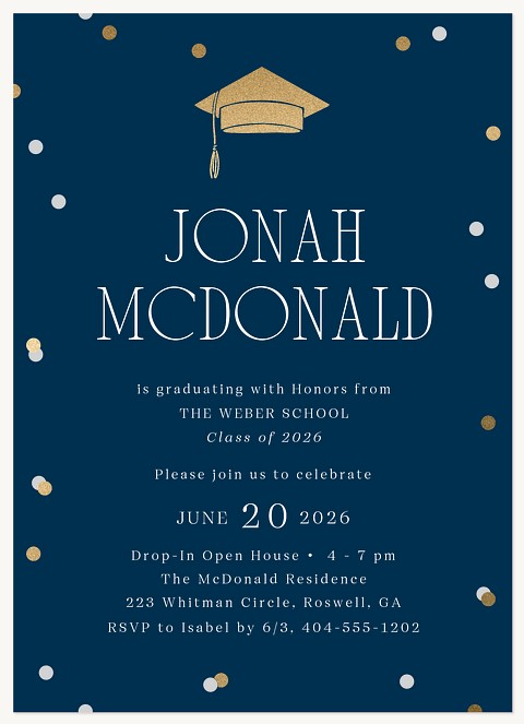 Sparkling Future Graduation Cards