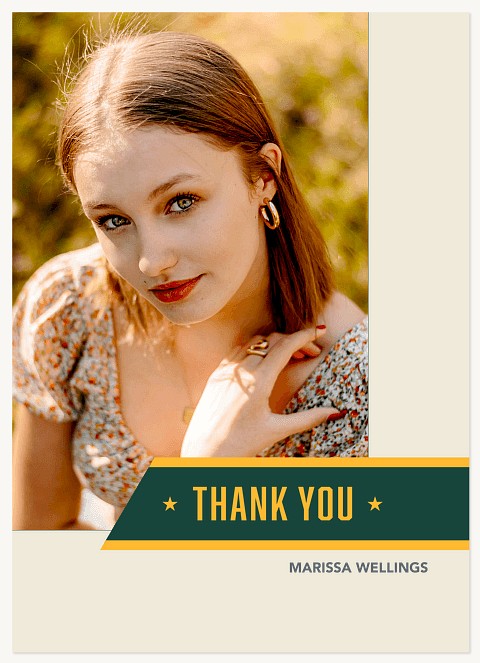 Side Sash Thank You Cards 