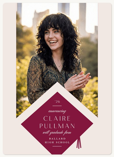 Modern Mortar Graduation Cards