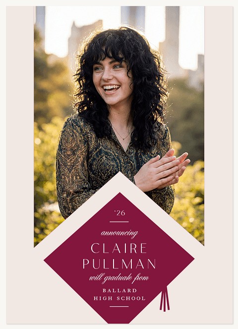 Modern Mortar Graduation Cards