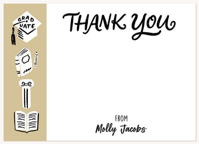 All Over Thanks Thank You Cards 
