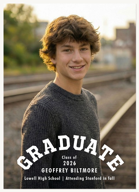 Bold Arch Graduation Cards