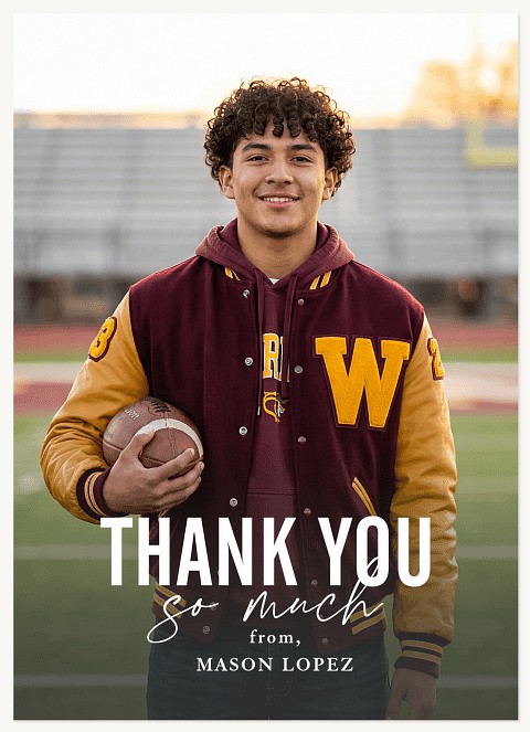 Standout Thank You Thank You Cards 