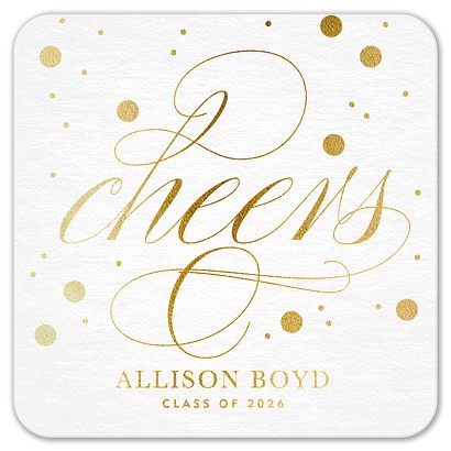 Cheerful Bubbles Custom Coasters