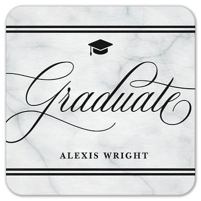 Elegant Marble Custom Coasters