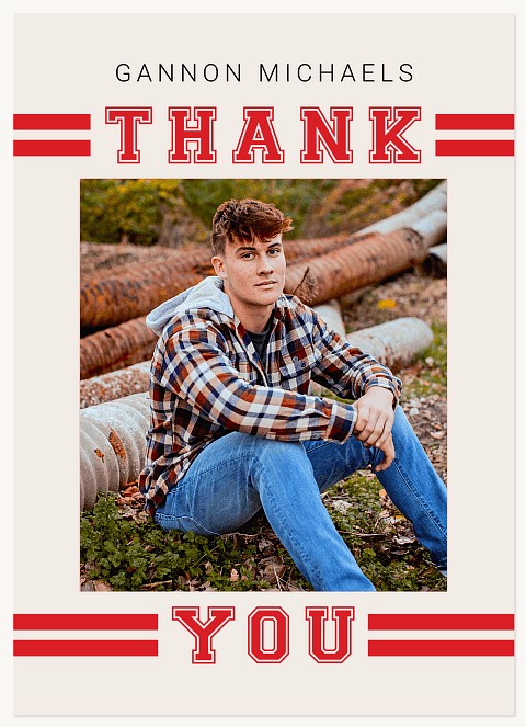 Thankful Champ Thank You Cards 