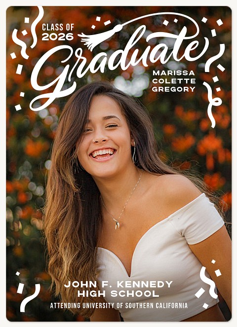 Whimsical Celebration Graduation Cards