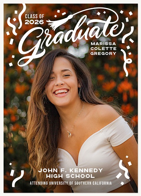 Whimsical Celebration Graduation Cards