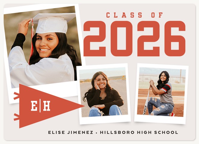 Pennant Year Graduation Cards