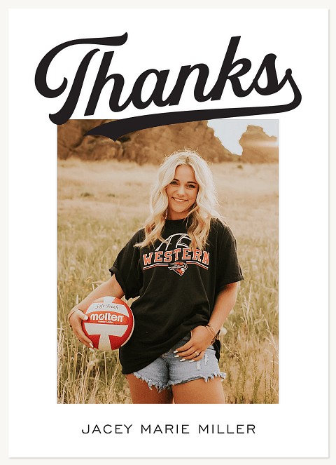 The Swoosh Thank You Cards 