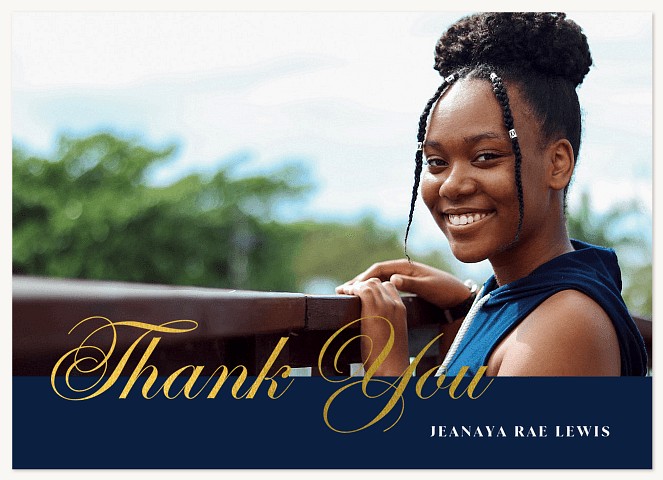 Grand & Glamorous  Thank You Cards 