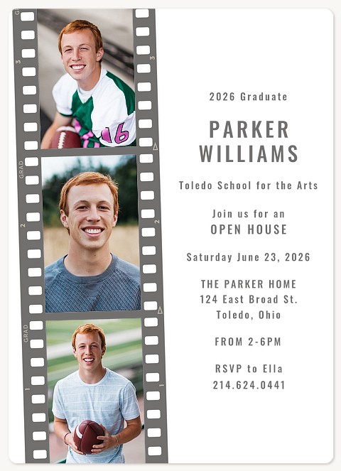 Memory Reel Graduation Cards